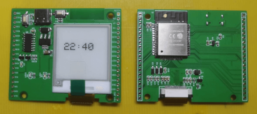 ESP32+墨水屏实物1