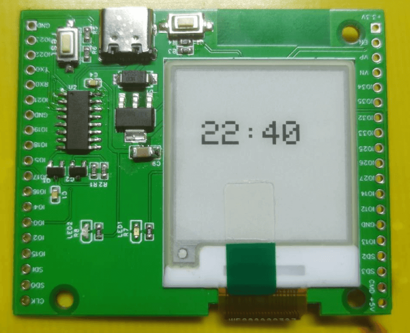 ESP32+墨水屏实物2