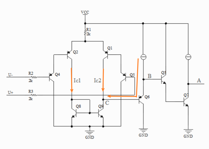 运放内部前二级电路